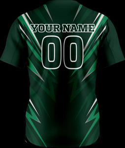 Oem Custom Design V-neck Sublimated 100% Polyester Short Sleeve Soccer Uniform Adult Unisex All Seasons Eco-Friendly Front - Product Image 5