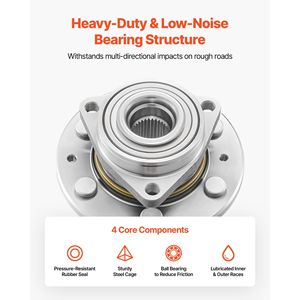 2 Pezzi Cuscinetto Mozzo Ruota Anteriore per Cadillac Escalade 2020 Base, Platinum, Premium, Luxury, Sport Utility - Product Image 5