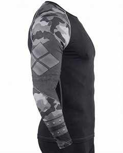 Rashguard pour homme à manches longues, compression BJJ MMA, UPF50+, respirant, durable, haut de sport - Product Image 2