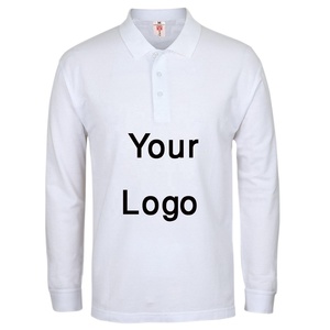 Approvisionnement direct usine – Polo de golf professionnel à manches longues pour hommes, personnalisable avec logo, couleur unie, vente en gros à prix abordable au Bangladesh - Product Image 1