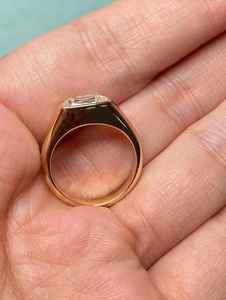 Anillo de Compromiso con Diamante Cultivado en Laboratorio de 2.01 CT, Corte Cojín de Lujo, para Mujer, Oro Sólido de 14K, Regalo Sorpresa de Boda para Enamorados - Product Image 2