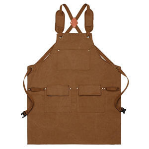 HARAZ International Polyamide Unisex <b>Work</b> Coverall Multi-Pocket <b>Waterproof</b> Dust-Proof Heavy-Duty Adjustable Carpenter Apron - Product Image 6