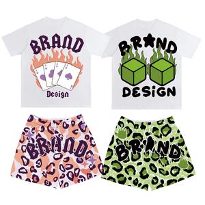 Ensemble 2 pièces personnalisé sérigraphié en gros 2026 – T-shirt et short pour homme – Tenue d'été – Ensemble de jogging – Short en mesh - Product Image 5