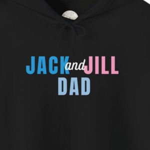 Sweat-shirt à capuche bleu avec motif 'Dad', en polaire doux, à manches longues, décontracté, pour l'hiver, vêtement de mode - Product Image 3