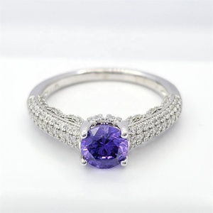 Anillo de Cóctel de Estilo Clásico 2024 para Uso Diario con Circonita Cúbica, Chapado en Rodio, Elegante y Moderno para Boda, Compromiso o Regalo - Product Image 5