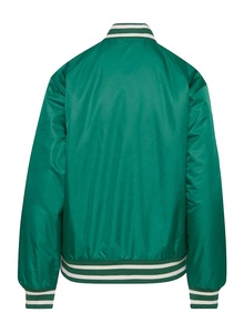 <b>Men's</b> Custom Logo Printed Satin Varsity Jacket Plus Size Baseball Patchwork Satin Outdoor Winter College Varsity Jackets for <b>Men</b> - Product Image 6