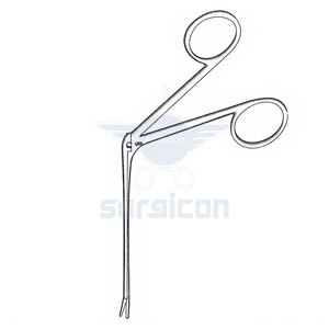   Pinzas para Polipos de Oído con Eje de 8.5 cm (3-1/2 Pulgadas) y Dientes 1:2, Instrumento Quirúrgico ORL de Acero Inoxidable para Polipos de Oído - Product Image 2