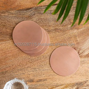 ถาดรองแก้วโลหะหรูหราดีไซน์เนอร์สำหรับชาถ้วยกาแฟขวดแก้วเครื่องดื่มที่เสิร์ฟตกแต่งโต๊ะห้องครัวร้านอาหารคาเฟ่โรงแรม - Product Image 2