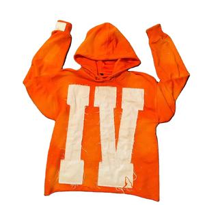 Sudadera con Capucha Vintage de Alta Calidad, Lavada y Desgastada, Ropa Urbana Personalizada para Hombre, Estampado, Talla Grande para Invierno, Venta al por Mayor Personalizada - Product Image 1