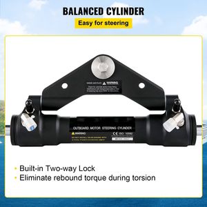 Kit di Sterzo Marino Fuoribordo da 300 CV con Cilindro Idraulico e Tubo Idraulico a Montaggio Anteriore - Ricambi e Accessori - Product Image 4