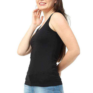 Camiseta sin mangas informal para mujer, estilo cómodo para el día a día, camiseta sin mangas de algodón para verano, camiseta sin mangas para mujer - Product Image 2