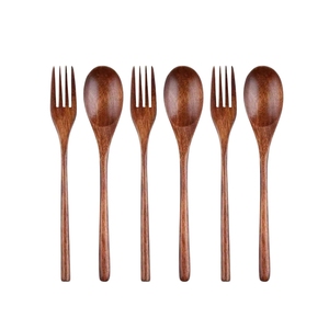 Cuillères de cuisine en bois d'olivier naturel faites à la main de haute qualité, ensemble de cuillères à soupe en bois durables pour la cuisine - Product Image 6