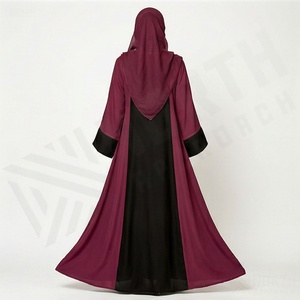 Vestido Maxi Elegante Personalizado para Mujer, Último Diseño de Abaya Kaftan de Dubái para Chicas Árabes, Nueva Ropa Musulmana del Fabricante - Product Image 2
