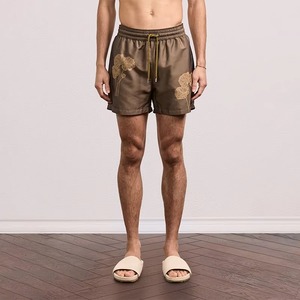 Custom Floral Print <b>Men</b> Swim <b>Trunks</b> Quick Dry Luxury Beach Shorts Casual Summer Board Shorts Resort Wear OEM Premium <b>Men</b> shorts - Product Image 5