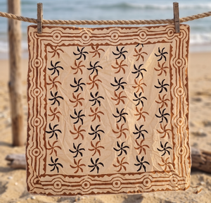 Hand Block Print <b>Sarong</b> Multifunctional Bandana Scarf Printed Cotton Hair Neck Wraps in Bulk Boho Style Bandana Scarf Wholesale - Product Image 1