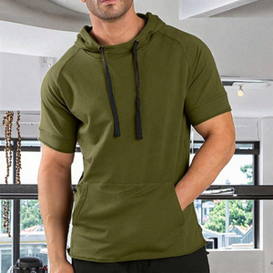 <b>Men's</b> 100% Cotton Fleece Athletic Pullover <b>Hoodie</b> Slim Fit Workout Gym <b>Sleeveless</b> Anti-Shrink <b>for</b> Autumn Season - Product Image 6