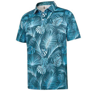 Camiseta de Manga Larga con Cuello Sublimado de Alta Calidad, Logotipo Personalizado, Poliéster y Algodón, Lisa, Camisetas Polo Sublimadas para Hombre en Venta - Product Image 4