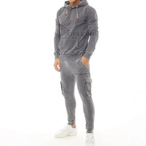 ชุดวอร์มผู้ชายแบบมีฮู้ดสำหรับฤดูหนาว ผ้าฝ้ายเฟรนช์เทอร์รี่ 100% แบบ 2 ชิ้น ดีไซน์พิมพ์ลายดิจิทัลตามสั่ง สำหรับใส่ลำลอง - Product Image 6