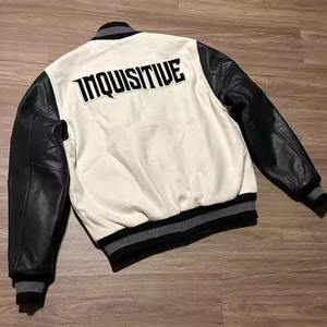 Blouson Bomber Varsity Homme Personnalisé Brodé sur Mesure avec Écussons Chenille Modèle 2026 Tailles Unisexe – Vente en Gros - Product Image 2