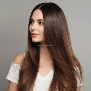 Crème lissante pour cheveux à base de protéines pour des cheveux lisses et soyeux sans frisottis, brillance longue durée, formule réparatrice des dommages, usage professionnel - Product Image 3