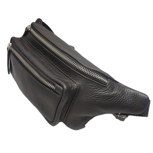 Sacs banane en cuir de fabricant indien, pochettes de ceinture, sacs bandoulière portables de voyage, sacs à bandoulière RFID pour le sport et la course, vente en gros - Product Image 1