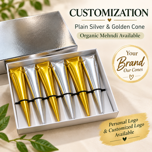 Envases de Lujo Personalizados para Conos de Mehndi, Tubos Exprimibles de Aluminio y Plástico Metálico de 25g, Negro/Rojo, para Pintura Corporal y Dispensación de Cosméticos - Product Image 3