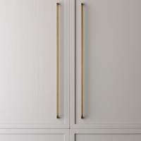 Poignée de meuble haut de gamme en laiton massif pour armoires de cuisine et de salle de bain, poignée de porte minimaliste en laiton massif, quincaillerie personnalisée directement de l'usine