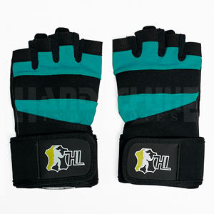 Gants de musculation professionnels en cuir à demi-doigts avec sangle de poignet réglable – Nouvelle arrivée à prix raisonnable – Les meilleurs pour l'entraînement en salle de sport - Product Image 1