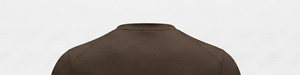 Men's Brown Short Sleeve Crew Neck <b>T</b>-<b>Shirt</b> Regular Fit 100% <b>Polyester</b> Solid Color All Seasons Breathable - Product Image 3