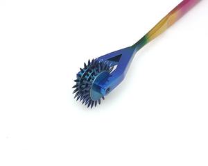 Rolling <b>Wartenberg</b> Wheel <b>Pinwheel</b> Fetish Neurological <b>Wartenberg</b> Neuro <b>Pinwheel</b> Stainless Steel Sensory Set Mahersi - Product Image 2