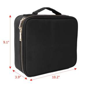 Borsa Organizer Professionale Nera YF per Cosmetici - Soluzione Premium per la Conservazione di Trucchi - Product Image 6