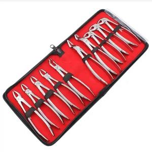 KKZ emballage en cuir personnalisé 10 pièces/ensemble pince d'extraction dentaire dentaire manuelle pour adultes pince d'extraction dentaire - Product Image 3