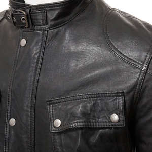 แจ็คเก็ตหนังแฟชั่นผู้ชายมาใหม่ คุณภาพพรีเมียม วัสดุระบายอากาศได้ 100% สไตล์ไฮสตรีทสำหรับฤดูหนาว - Product Image 4