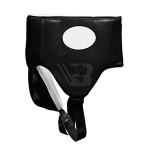 Protège-guêtres de boxe en cuir PU durable avec soutien de taille réglable, personnalisable pour l'entraînement et la compétition - Product Image 2