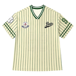 เสื้อเจอร์ซีย์ขนาดใหญ่สำหรับผู้ชายผู้หญิง Y2k เสื้อยืดกราฟิกคอวีแขนสั้นทรงหลวมแฟชั่นเสื้อสตรีทแวร์ - Product Image 1