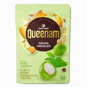 Fournisseur direct du fabricant, vente en gros de dragées au chocolat de qualité supérieure HALAL 75G, chocolat au matcha enrobé d'amandes et de noix de cajou, bonbons OEM/ODM - Product Image 1