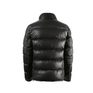 Blouson d'hiver décontracté noir unique 2026 avec capuche, rembourrage en duvet, doublure en fausse fourrure, fermeture éclair coupe-vent, coupe classique - Product Image 5