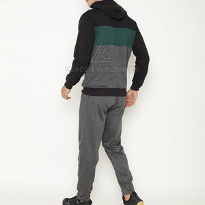 ชุดวอร์มผู้ชายผ้าฟลีซสองชิ้นแบบสวมใส่สบายสำหรับฤดูหนาว พร้อมโลโก้สั่งทำพิเศษ ขายดีที่สุด ดีไซน์ล่าสุด แขนยาว - Product Image 3