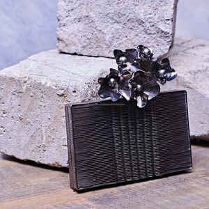 <b>Unique</b> Design Best Quality Mother of Pearl Inlay Clutch Wedding Designer <b>Handbag</b> Handcrafted Wedding Clutch Brass Clutch - Product Image 4