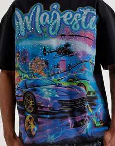 Camiseta de 300 GSM con estampado DTF, estilo urbano, de alta calidad, para la moda de invierno, camisetas para hombre. - Product Image 4