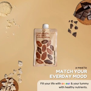 TASTEBUDDS-Batido de Sal Marina Instantánea, Batido en Polvo de Chocolate, Líquido de Reemplazo de Comida de 15 Segundos, Estante de 24 Meses, 55g, X5 - Product Image 6