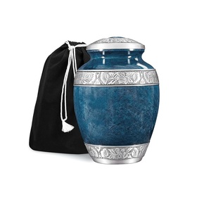 OEM Manufacturer Premium Metal Cremation Urn <b>for</b> Human <b>Ashes</b> with Secure Lid Elegant Memorial Funeral <b>Keepsake</b> Design - Product Image 1