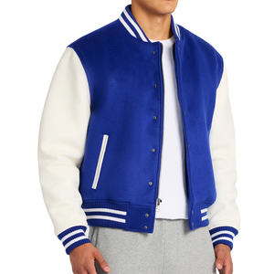 Chaqueta de Béisbol para Hombre, Estilo Graffiti, con Logotipo Personalizado, Chaqueta Universitaria Varsity con Mangas Bordadas - Product Image 1