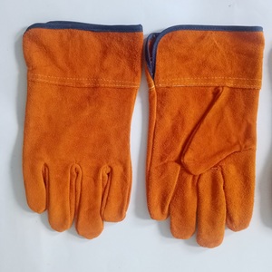 Guantes de Soldadura de Cuero de Seguridad Industrial Comercial, Logotipo Personalizado, Resistentes al Calor, Guantes de Soldador de Alta Resistencia, Bolsas y Estuches LWG-0070 - Product Image 4