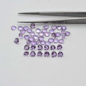 5mm Natural Brasil amatista facetada corazón corte calibrado piedra preciosa suelta hecha a mano para la fabricación de joyas proveedor listo para comprar - Product Image 1