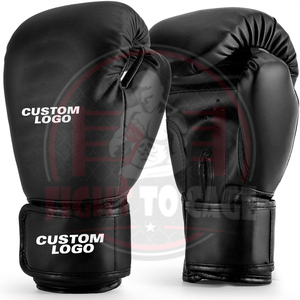 Gants de boxe en cuir PU tendance et populaires pour enfants, 16 oz, design personnalisé imprimé, pour la vente en gros - Product Image 2