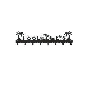 Decorazione Murale in Metallo Antiruggine Stile Costiero con Ganci Utilitari e Design Impermeabile - Arredamento Casa - Product Image 5