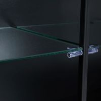 Meuble TV en verre trempé cristal moderne professionnel TMG-G140 - Meuble durable et personnalisé pour salon et chambre à coucher, fabriqué à Taïwan