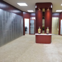 Coffre-fort de banque avec plaque frontale de porte en acier inoxydable et serrure à double clé Jz-02 homologuée UL