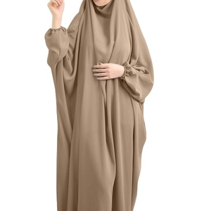 Vestido musulmán de alta calidad para mujer, ropa con capucha para rezar, Jilbab Abaya, larga cobertura completa, Ramadán, Abayas, islámico, <span class=keywords><strong>2022</strong></span> - Product Image 1